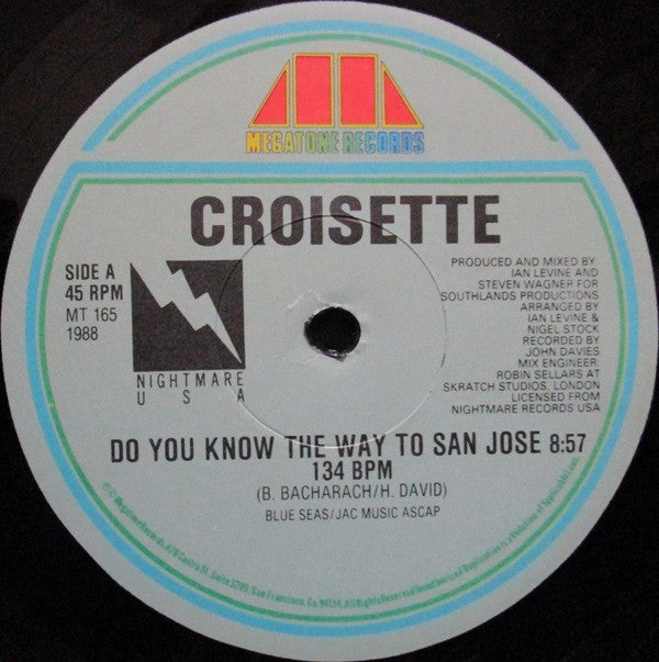 Croisette : Do You Know The Way To San Jose (12")