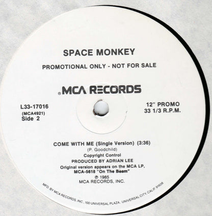 Space Monkey (3) : Come With Me (12", Single, Promo)