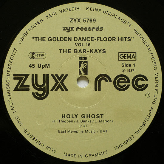The Bar-Kays* / Sylvester : Holy Ghost / You Make Me Feel (Mighty Real) (12")