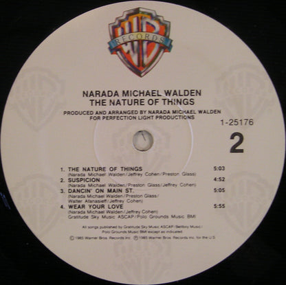 Narada Michael Walden : The Nature Of Things (LP, Album, Spe)