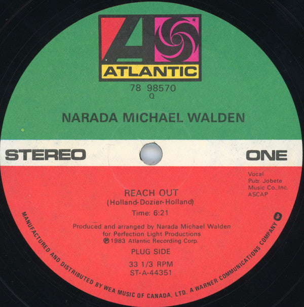 Narada Michael Walden : Reach Out (12")