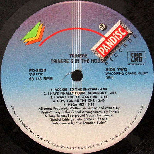 Trinere : Trinere's In The House! (LP, Album)