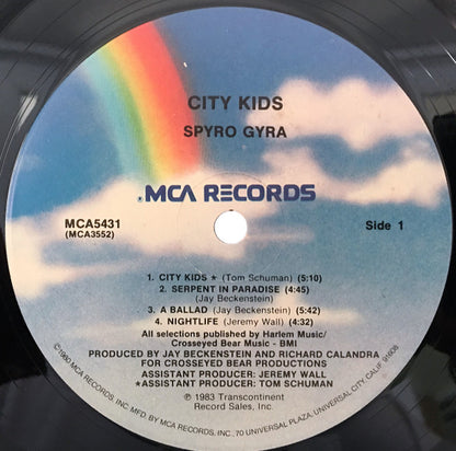 Spyro Gyra : City Kids (LP, Album)