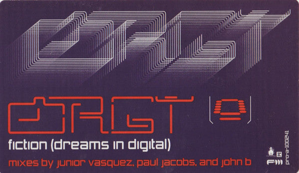 Orgy : Fiction (Dreams In Digital) (2x12", Promo)