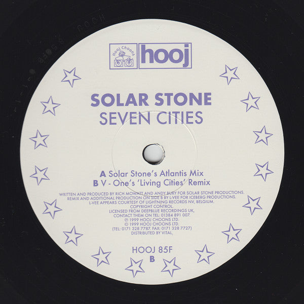 Solar Stone* : Seven Cities (12")