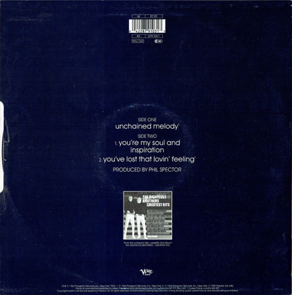 The Righteous Brothers : Unchained Melody (12", Single)