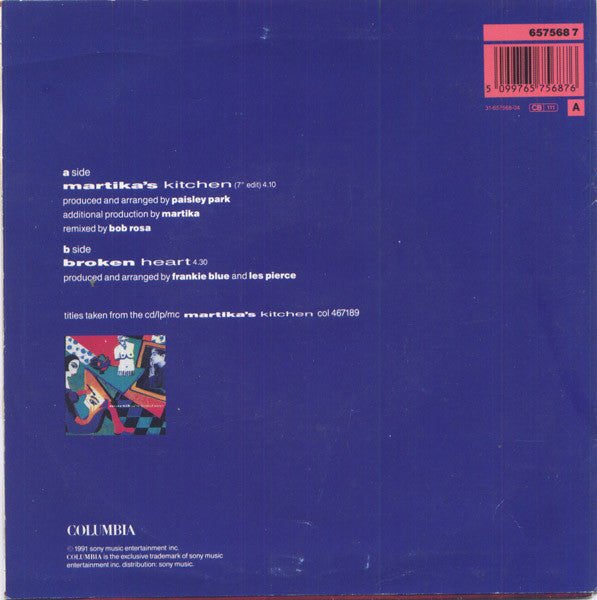 Martika : Martika's Kitchen (7", Single)