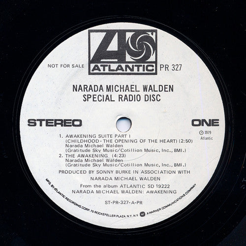 Narada Michael Walden : Awakening (12", S/Sided, EP, Promo)