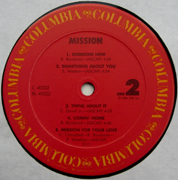 Mission (2) : Mission (LP, Album)