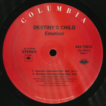 Destiny's Child : Emotion (2x12")