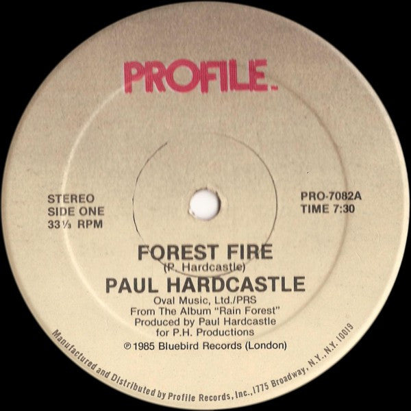 Paul Hardcastle : Forest Fire / A.M. (12", Single)