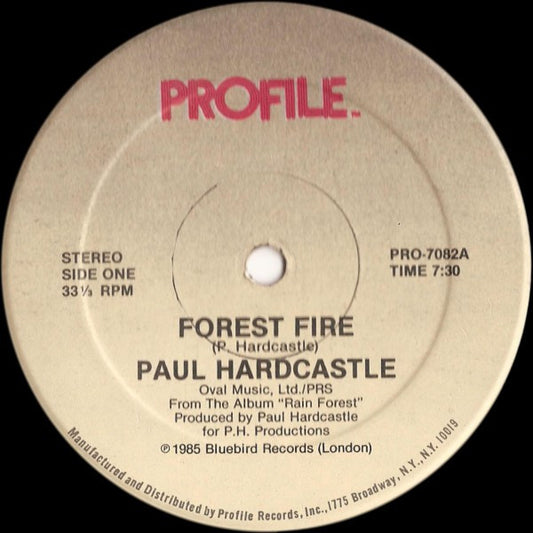 Paul Hardcastle : Forest Fire / A.M. (12", Single)