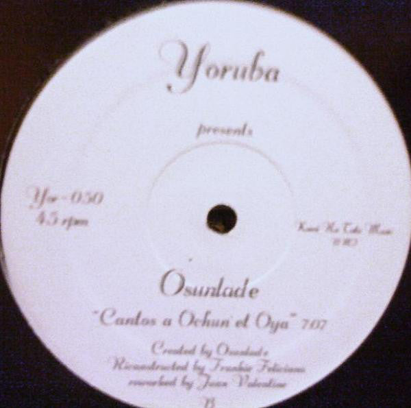 Osunlade : Cantos A Ochun Et Oya (12", Ltd)