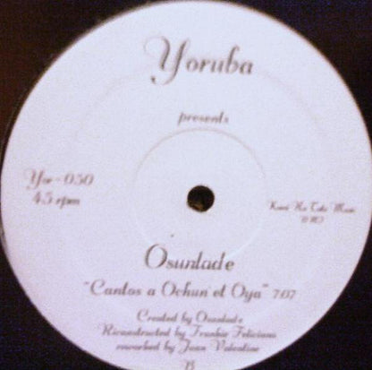 Osunlade : Cantos A Ochun Et Oya (12", Ltd)