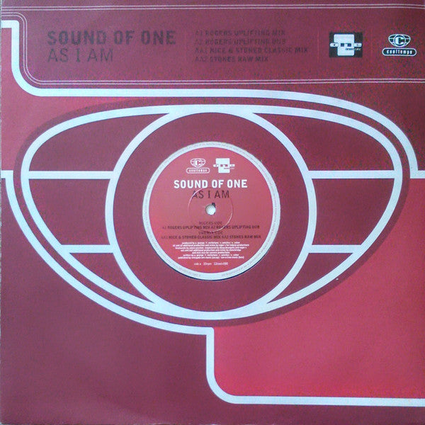 Sound Of One : As I Am (12", Single)