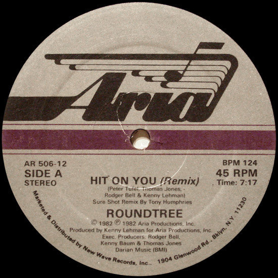 Roundtree : Hit On You (Remix) (12", Pic)