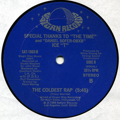Ice "T"* : Cold Wind-Madness / The Coldest Rap (12")