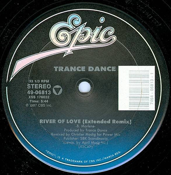 Trance Dance : River Of Love (12", Single)