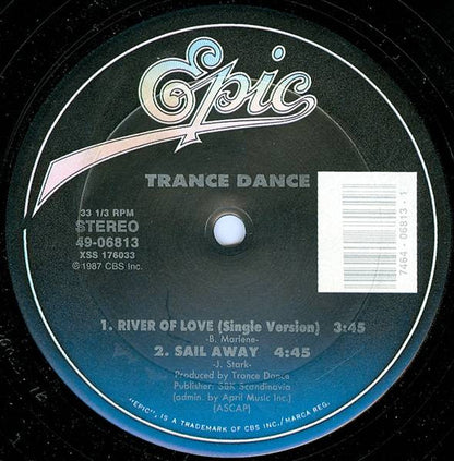 Trance Dance : River Of Love (12", Single)