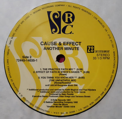 Cause & Effect : Another Minute (12", Single)