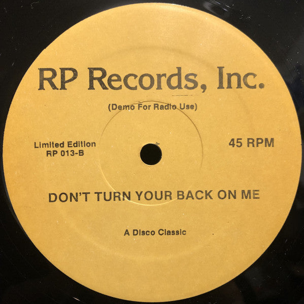 Eddy Grant, Frontline Orchestra : California Style / Don't Turn Your Back (12", Unofficial)