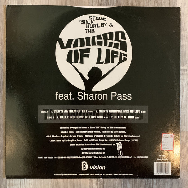 Steve "Silk" Hurley & The Voices Of Life Feat. Sharon Pass : The Word Is Love (12")