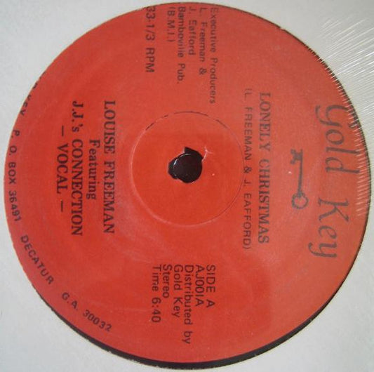 Louise Freeman Featuring J.J.'s Connection : Lonely Christmas (12")