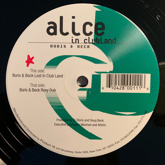 Boris & Beck : Alice In Clubland (12")