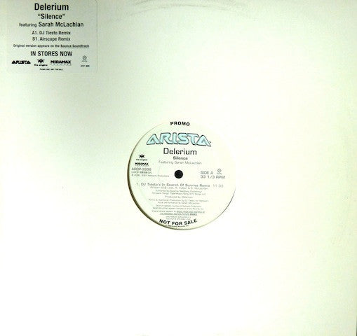 Delerium Featuring Sarah McLachlan : Silence (12", Promo)
