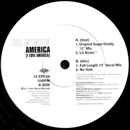 Full Intention : America (I Love America) (12")