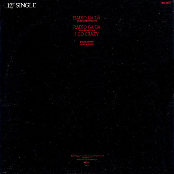 Queen : Radio Ga Ga (12", Single)