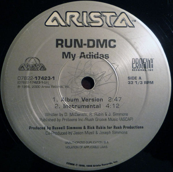 Run-DMC : My Adidas / Peter Piper (12", RE)