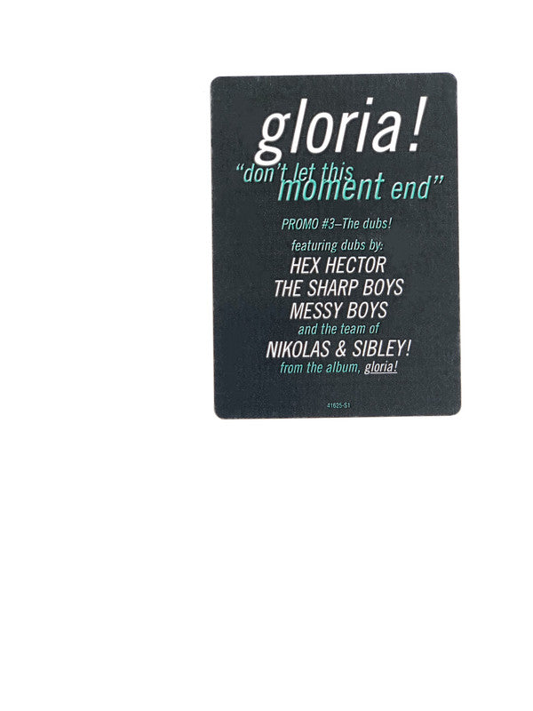 Gloria Estefan : Don't Let This Moment End (12", Single, Promo, #3-)