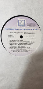 Brownmark : Just Like That (LP, Album, Promo)