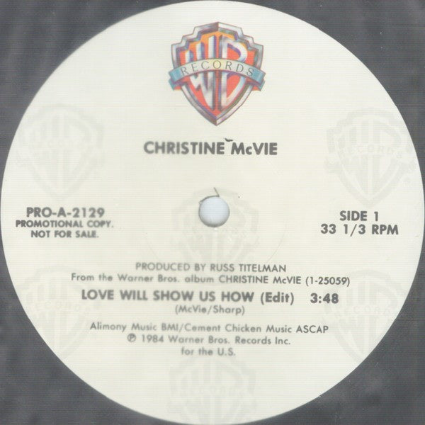 Christine McVie : Love Will Show Us How (12", Promo)
