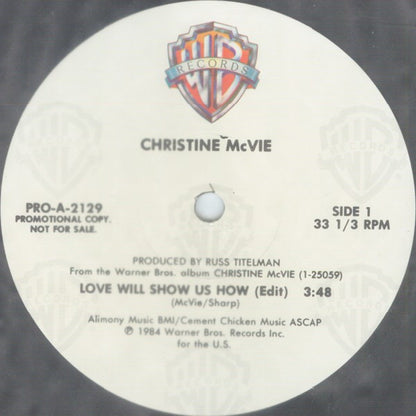 Christine McVie : Love Will Show Us How (12", Promo)
