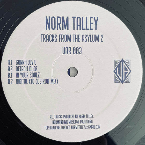 Norm Talley : Tracks From The Asylum 2 (12")
