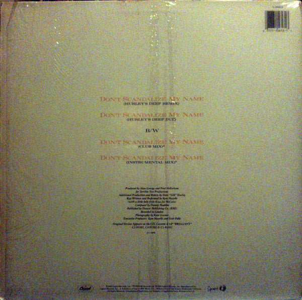 Kym Mazelle : Don't Scandalize My Name (12", Single)