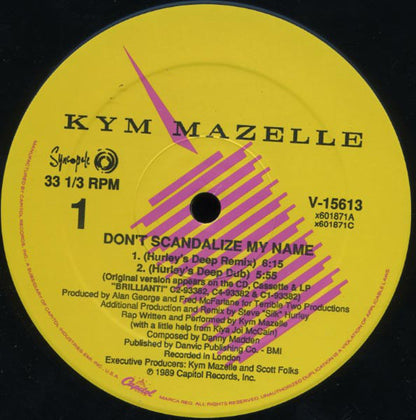 Kym Mazelle : Don't Scandalize My Name (12", Single)
