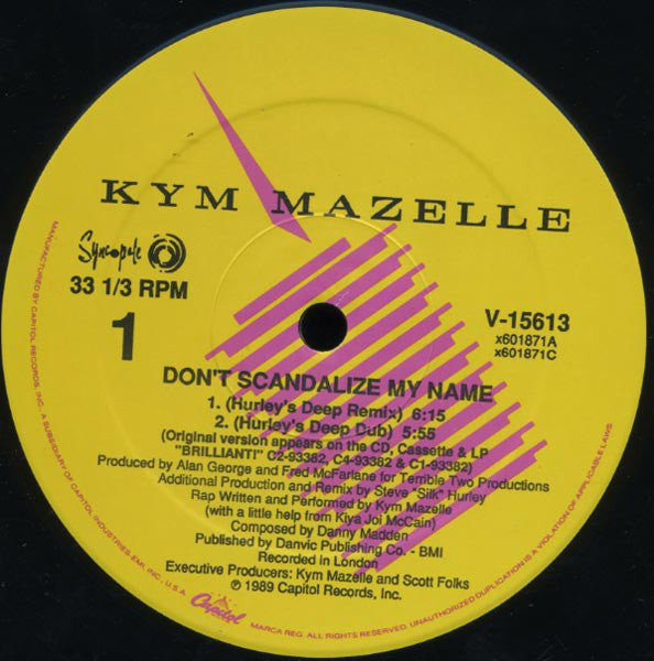 Kym Mazelle : Don't Scandalize My Name (12", Single)