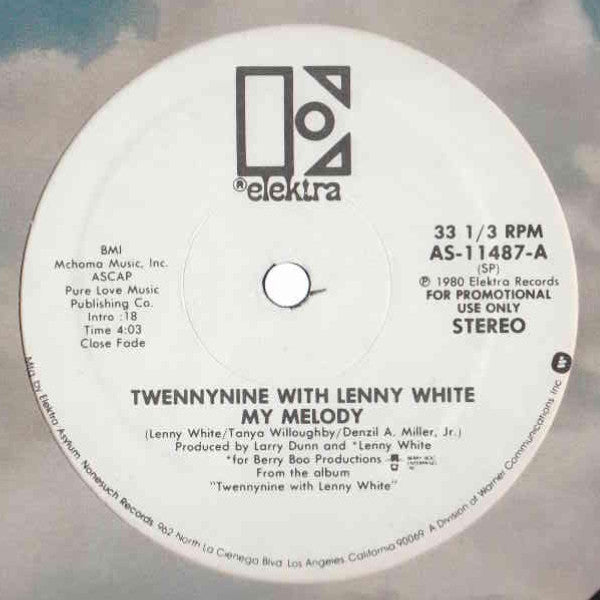 Twennynine With Lenny White : My Melody (12", Mono, Promo)