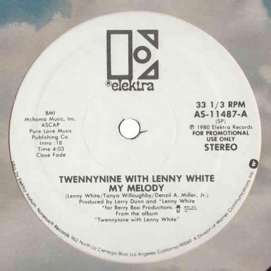 Twennynine With Lenny White : My Melody (12", Mono, Promo)