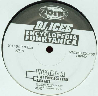 DJ Icee* : Encyclopedia Funktanica (12", Ltd, Promo)
