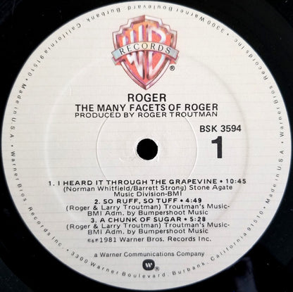 Roger* : The Many Facets Of Roger (LP, Album, All)