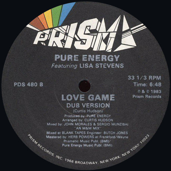 Pure Energy : Love Game (12")