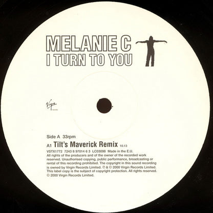 Melanie C : I Turn To You (12")