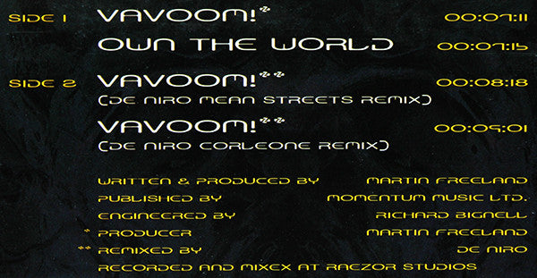 Man With No Name : Vavoom! (12")