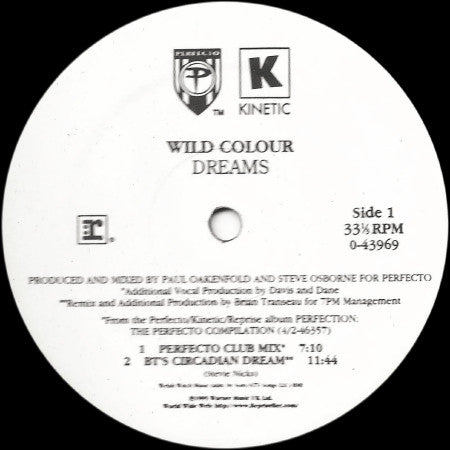 Wild Colour : Dreams (12")