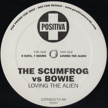 The Scumfrog Vs Bowie* : Loving The Alien (12", Promo)
