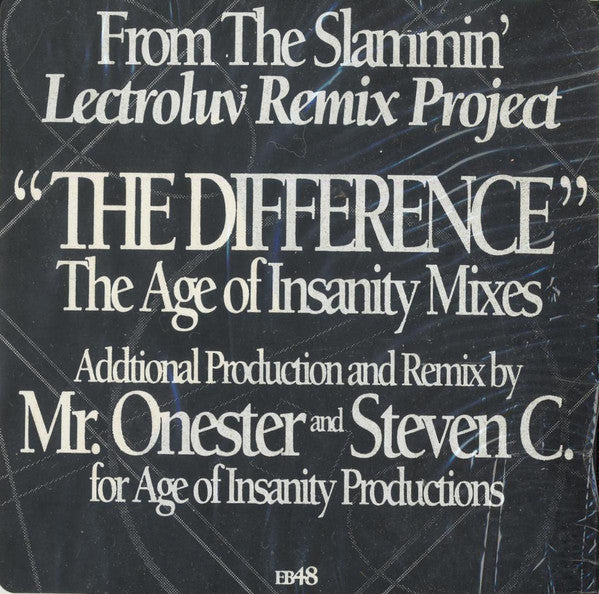 Lectroluv : The Difference Remixes (The Singles) (12")